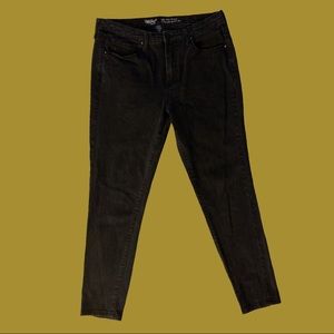 Mossimo 16/r black high rise skinny jeans